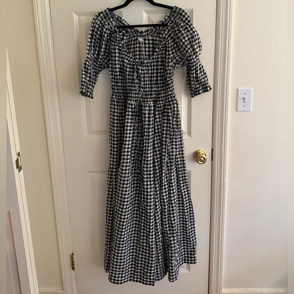 Doen Ischia Dress in Greta Gingham